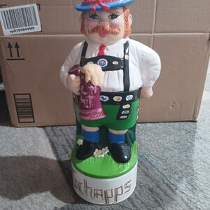 Colorful Ceramic Bavarian Figurine
